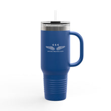 Load image into Gallery viewer, &#39;444&#39; Insulated Travel Mug — 40oz Stainless Tumbler with Handle &amp; Straw