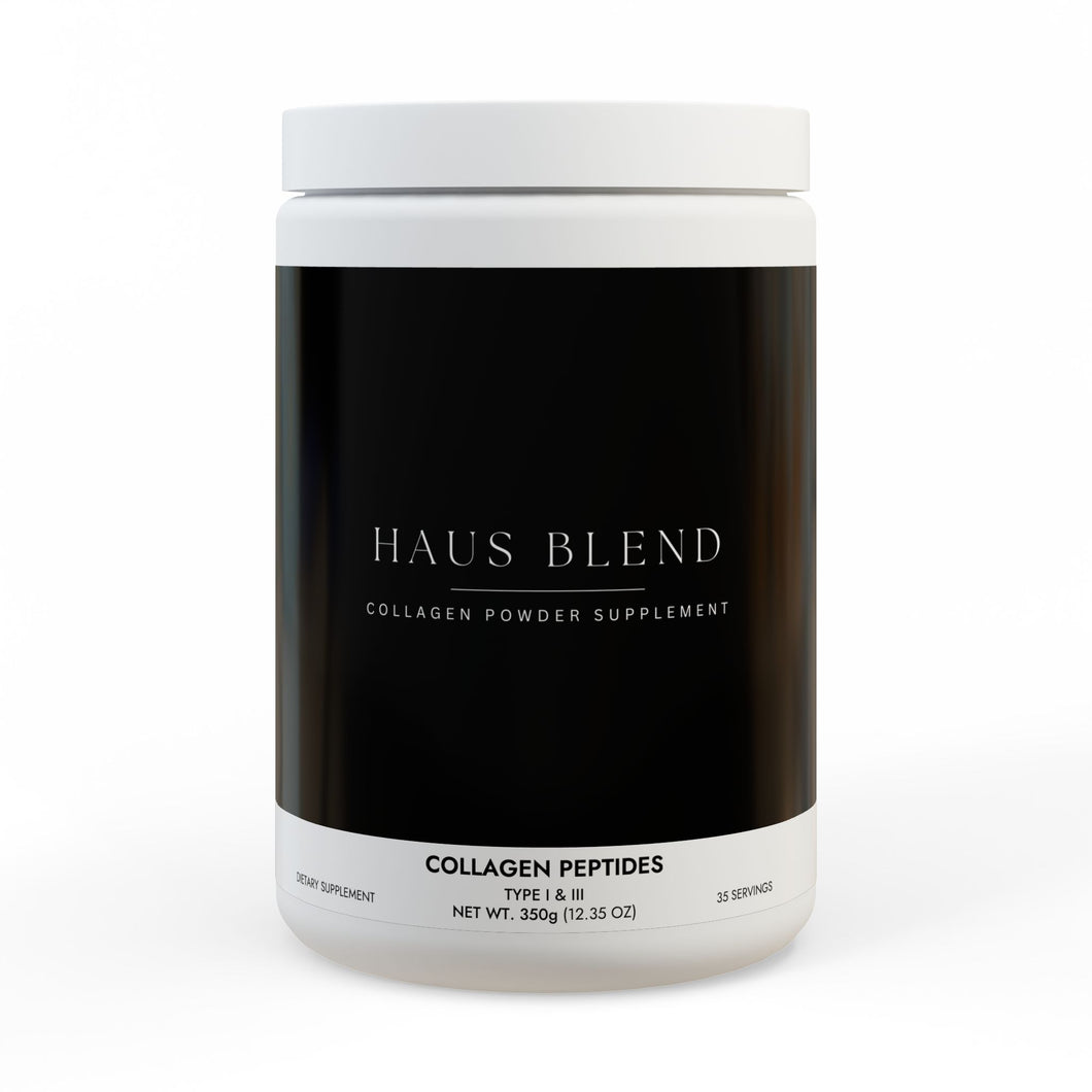 'Haus Blend' Collagen Peptides Powder Type I & III Supplement (350g, 12.3oz)