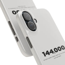 Load image into Gallery viewer, &#39;144,000&#39; Case — Minimal Slim iPhone Case