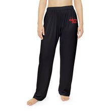 Load image into Gallery viewer, The Ballerina Club — Blk/Red Lounge Pants Adults