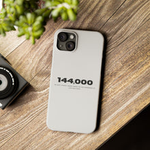 Load image into Gallery viewer, &#39;144,000&#39; Case — Minimal Slim iPhone Case