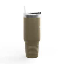 Load image into Gallery viewer, &#39;555&#39; Insulated Travel Mug — 40oz Stainless Tumbler with Handle &amp; Straw