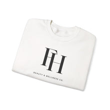 Load image into Gallery viewer, Minimal Monogram Crewneck Sweatshirt – FH Logo Cozy Pullover