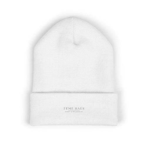 Embroidered 'Feme Haus' Beanie
