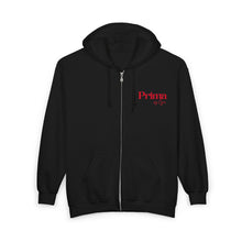 Load image into Gallery viewer, Black Full-Zip Hoodie — 'The Ballerina Club' Red Logo