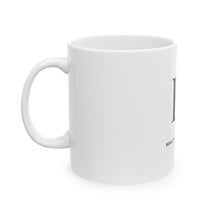 Load image into Gallery viewer, &#39;FH&#39; Monogram Coffee Ceramic Mug