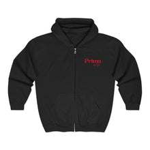 Load image into Gallery viewer, Black Full-Zip Hoodie — 'The Ballerina Club' Red Logo