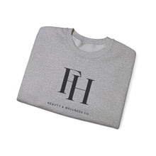 Load image into Gallery viewer, Minimal Monogram Crewneck Sweatshirt – FH Logo Cozy Pullover