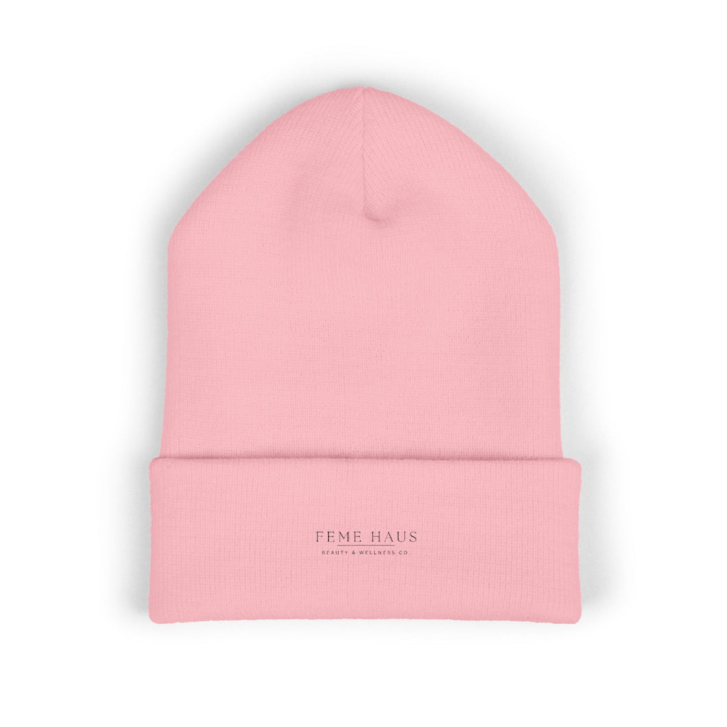 Embroidered 'Feme Haus' Beanie