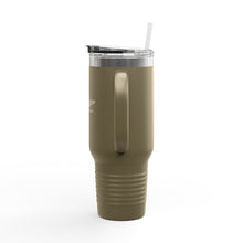 Load image into Gallery viewer, &#39;444&#39; Insulated Travel Mug — 40oz Stainless Tumbler with Handle &amp; Straw