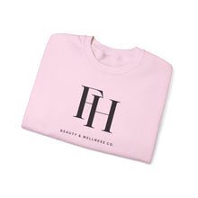Load image into Gallery viewer, Minimal Monogram Crewneck Sweatshirt – FH Logo Cozy Pullover