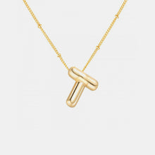Load image into Gallery viewer, 18K Gold Letter Pendant Necklace