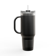 Load image into Gallery viewer, &#39;777&#39; Insulated Travel Mug — 40oz Stainless Tumbler with Handle &amp; Straw