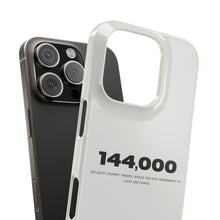 Load image into Gallery viewer, &#39;144,000&#39; Case — Minimal Slim iPhone Case