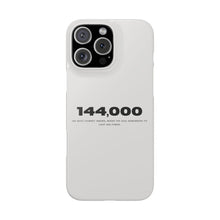 Load image into Gallery viewer, &#39;144,000&#39; Case — Minimal Slim iPhone Case