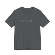 Load image into Gallery viewer, Classic &quot;Feme Haus&quot; Tee — Unisex Jersey Short Sleeve T-Shirt