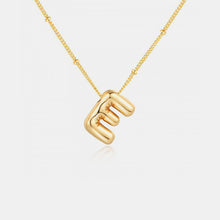 Load image into Gallery viewer, 18K Gold Letter Pendant Necklace