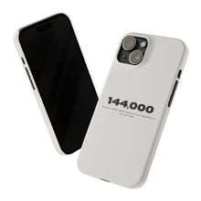 Load image into Gallery viewer, &#39;144,000&#39; Case — Minimal Slim iPhone Case