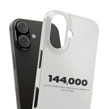 Load image into Gallery viewer, &#39;144,000&#39; Case — Minimal Slim iPhone Case
