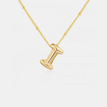 Load image into Gallery viewer, 18K Gold Letter Pendant Necklace