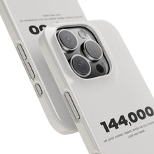 Load image into Gallery viewer, &#39;144,000&#39; Case — Minimal Slim iPhone Case