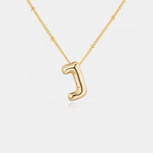 Load image into Gallery viewer, 18K Gold Letter Pendant Necklace