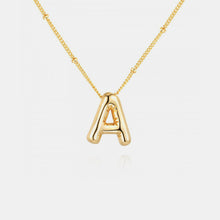 Load image into Gallery viewer, 18K Gold Letter Pendant Necklace