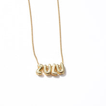Load image into Gallery viewer, Custom Bubble Letter Name Necklace