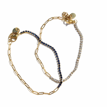 Load image into Gallery viewer, Paperclip Tennis Bracelet