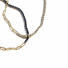 Load image into Gallery viewer, Paperclip Tennis Bracelet