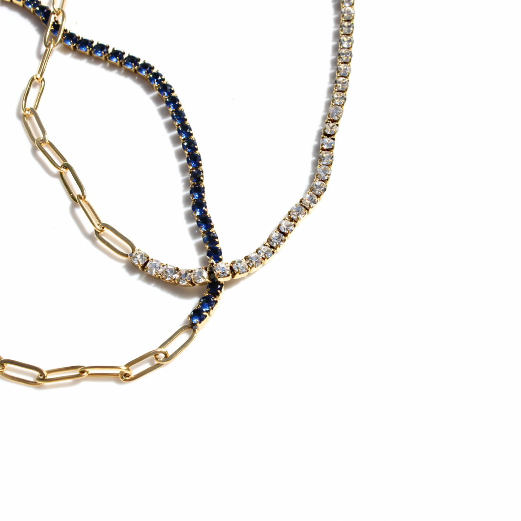 Paperclip Tennis Bracelet