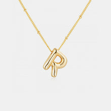 Load image into Gallery viewer, 18K Gold Letter Pendant Necklace